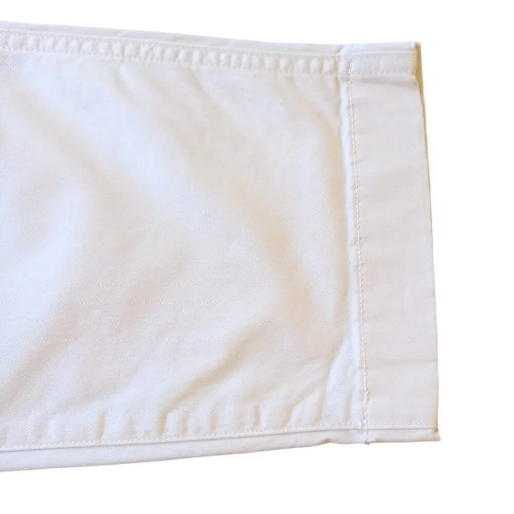 GAP Downtown Khaki Women's Pants - Size 10, Regenerative Cotton Beige Chinos